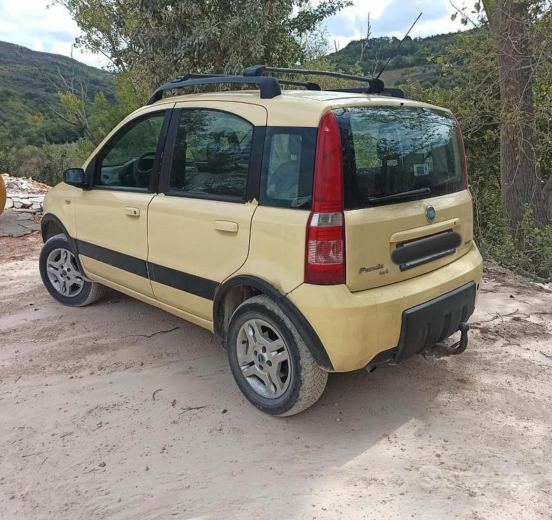 Usata Fiat Panda 4x4 69 CV (50 kW) 2007 Giallo Utilitaria