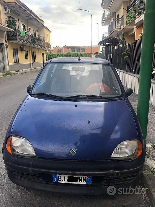 Usata Fiat Seicento 39 CV (28 kW) 2000 Blu Utilitaria