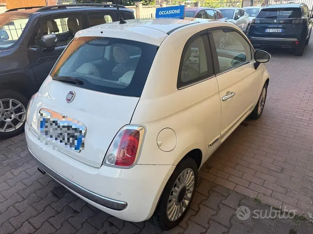 Usado Fiat 500 Lounge 69 CV (50 kW) 2013 Blanco Utilitario