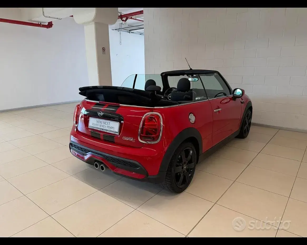 Usata Mini Cooper S Cabriolet Classic 178 CV (130 kW) 2022 Rosso Cabrio