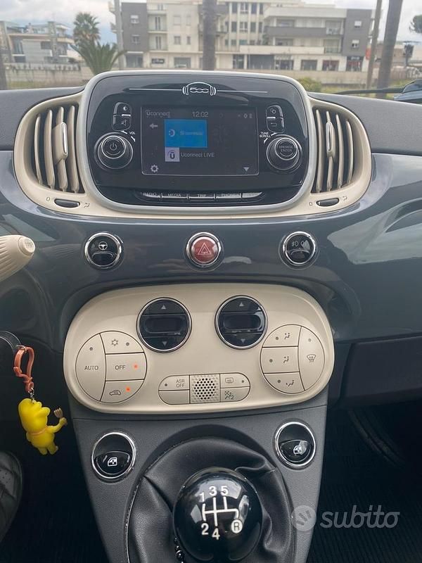 Käytetty Fiat 500 69 HP (50 kW) 2018 Harmaa Coupe - kaksiovinen