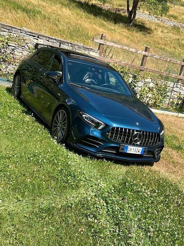 Usata Mercedes A35 AMG Edition 1 345 CV (253 kW) 2019 Blu Utilitaria