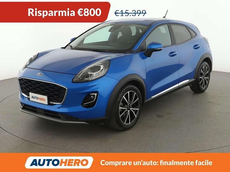 Usata Ford Puma Titanium 120 CV (88 kW) 2021 Blu/azzurro SUV