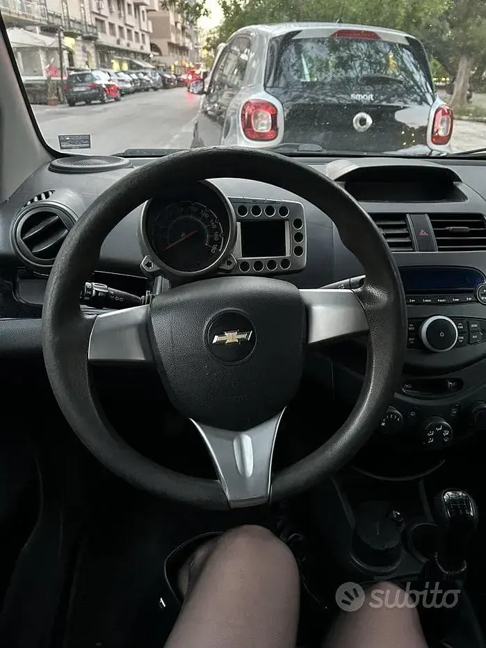 Usata Chevrolet Spark 68 CV (50 kW) 2011 Bianco Utilitaria