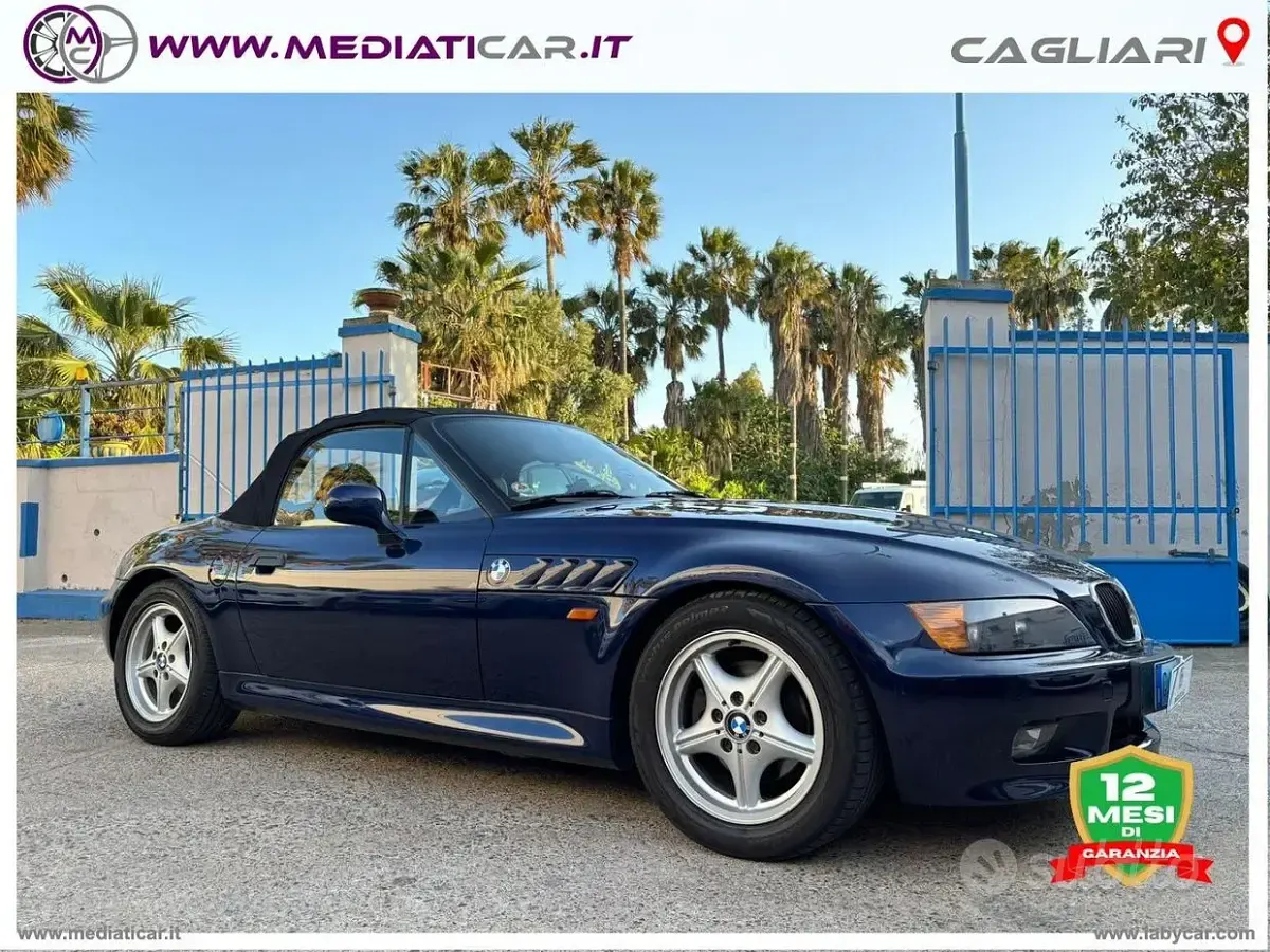 Usata BMW Z3 140 CV (102 kW) 1996 Blu Cabrio