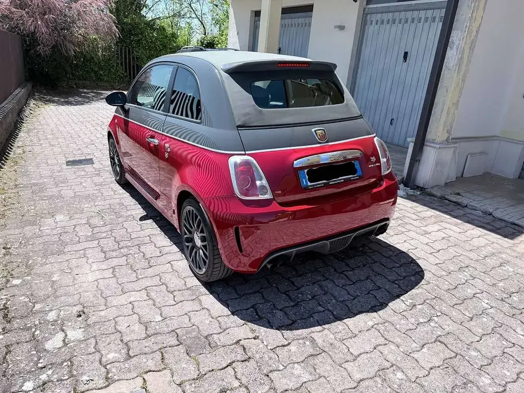 Usata Abarth 595C Competizione 159 CV (116 kW) 2013 Rosso Cabrio