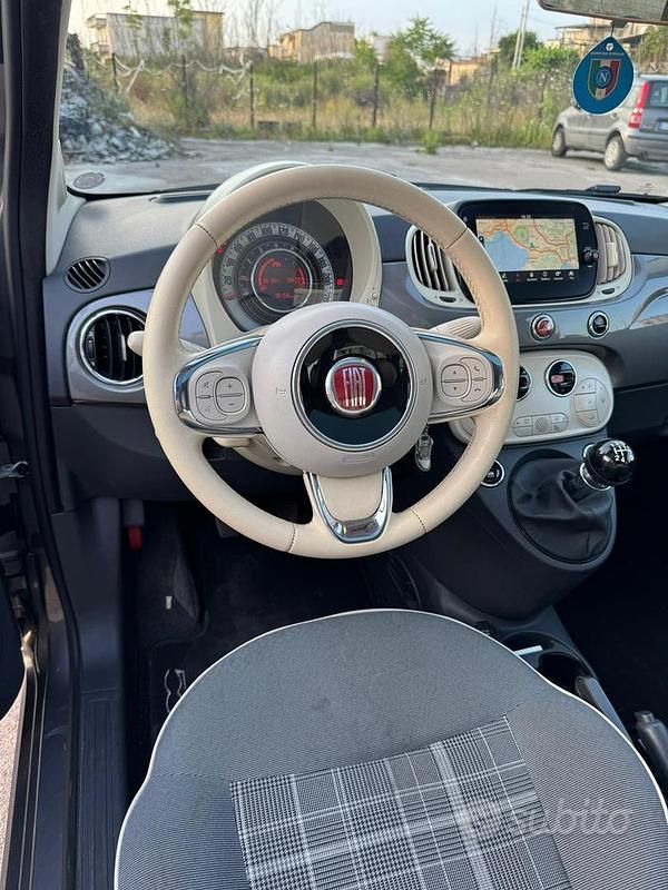 Usata Fiat 500 Lounge 69 CV (50 kW) 2017 Grigio Utilitaria