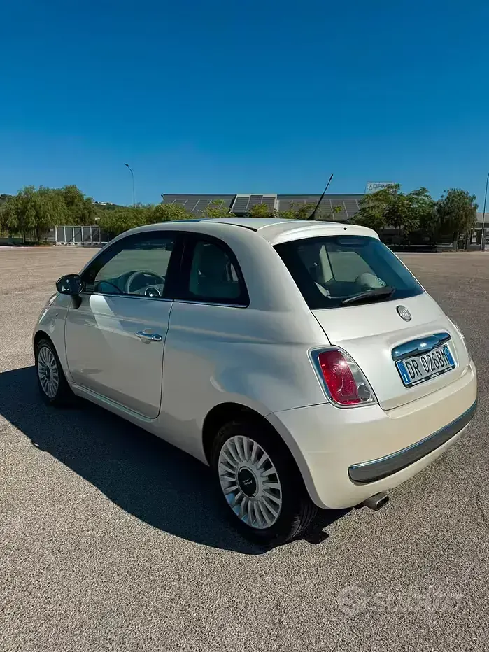 Usata Fiat 500 100 CV (73 kW) 2008 Bianco Berlina