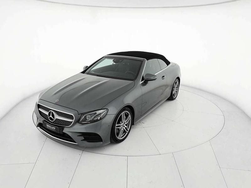 Usata Mercedes E220 Premium 194 CV (142 kW) 2019 Argento Cabrio