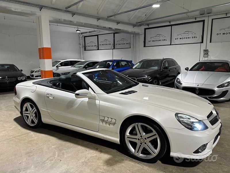 Bianco Usata 2009 Mercedes SL350 Premium Cabrio | 27.990 € (Ottimo prezzo) - Immagine 1/4