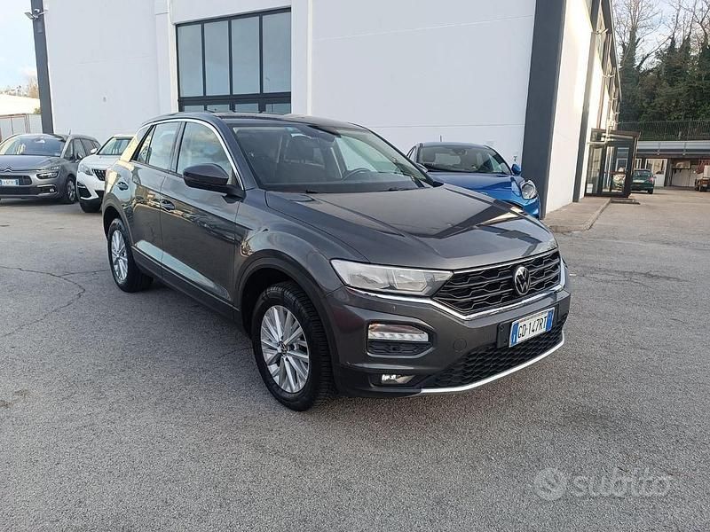 Usata VW T-Roc Advance 116 CV (85 kW) 2021 Grigio scuro SUV