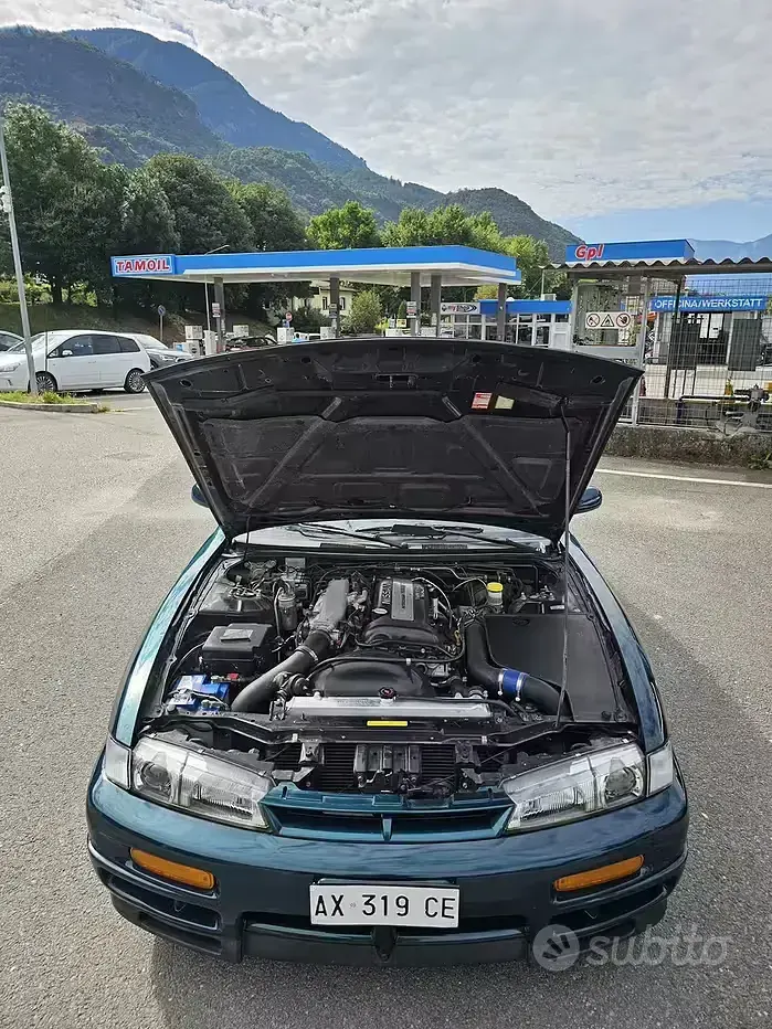 Usata Nissan 200 SX S 171 CV (125 kW) 1998 Verde Coupé