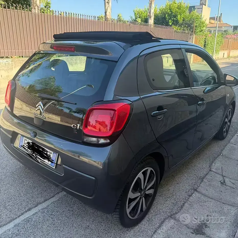 Usata Citroën C1 Shine 82 CV (60 kW) 2015 Grigio Utilitaria