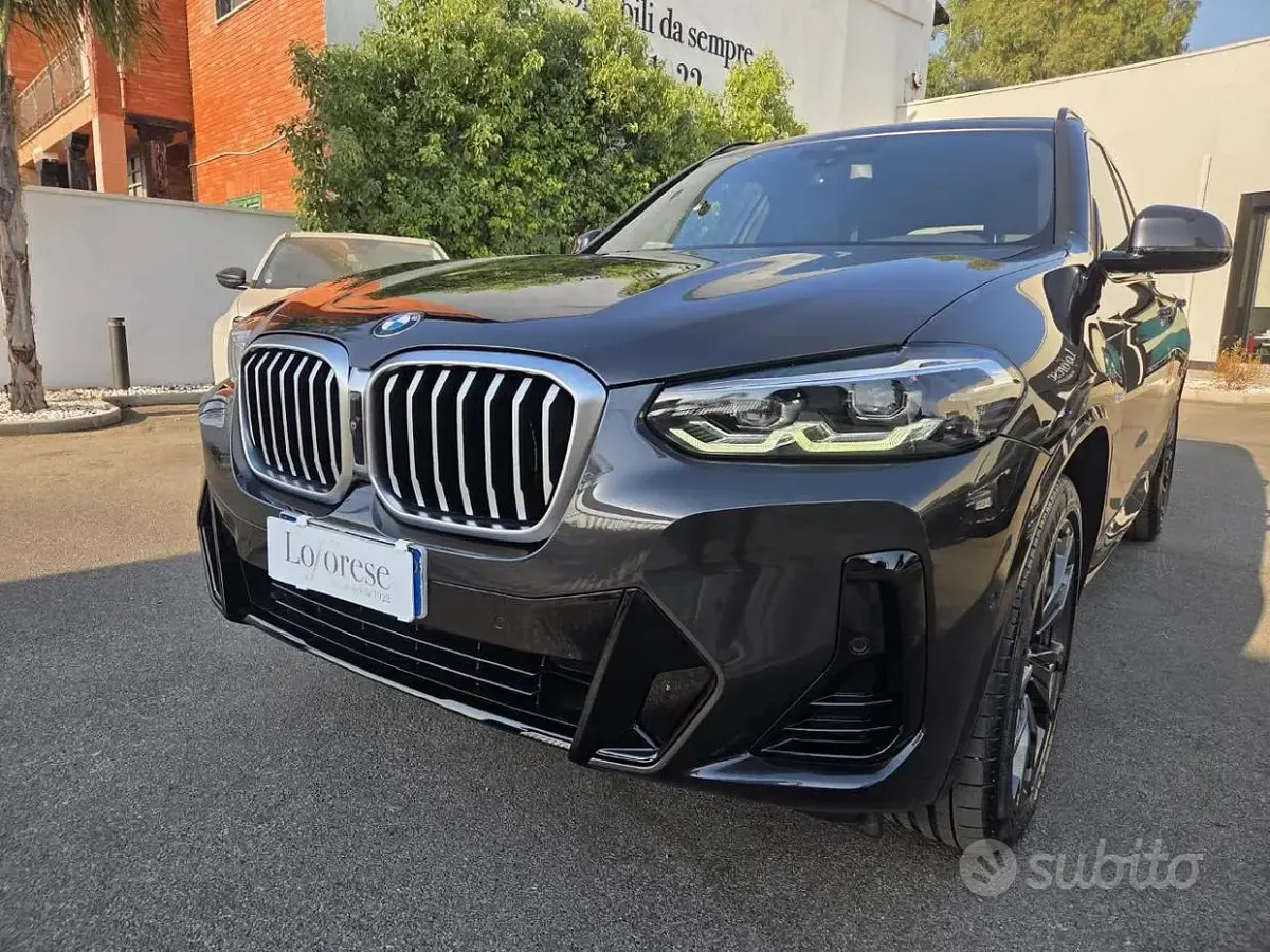 Usata BMW X3 M Sport 190 CV (139 kW) 2022 Grigio scuro metallizzato SUV