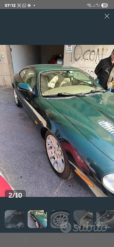 Usata Jaguar XKR 363 CV (266 kW) 1999 Verde Coupé