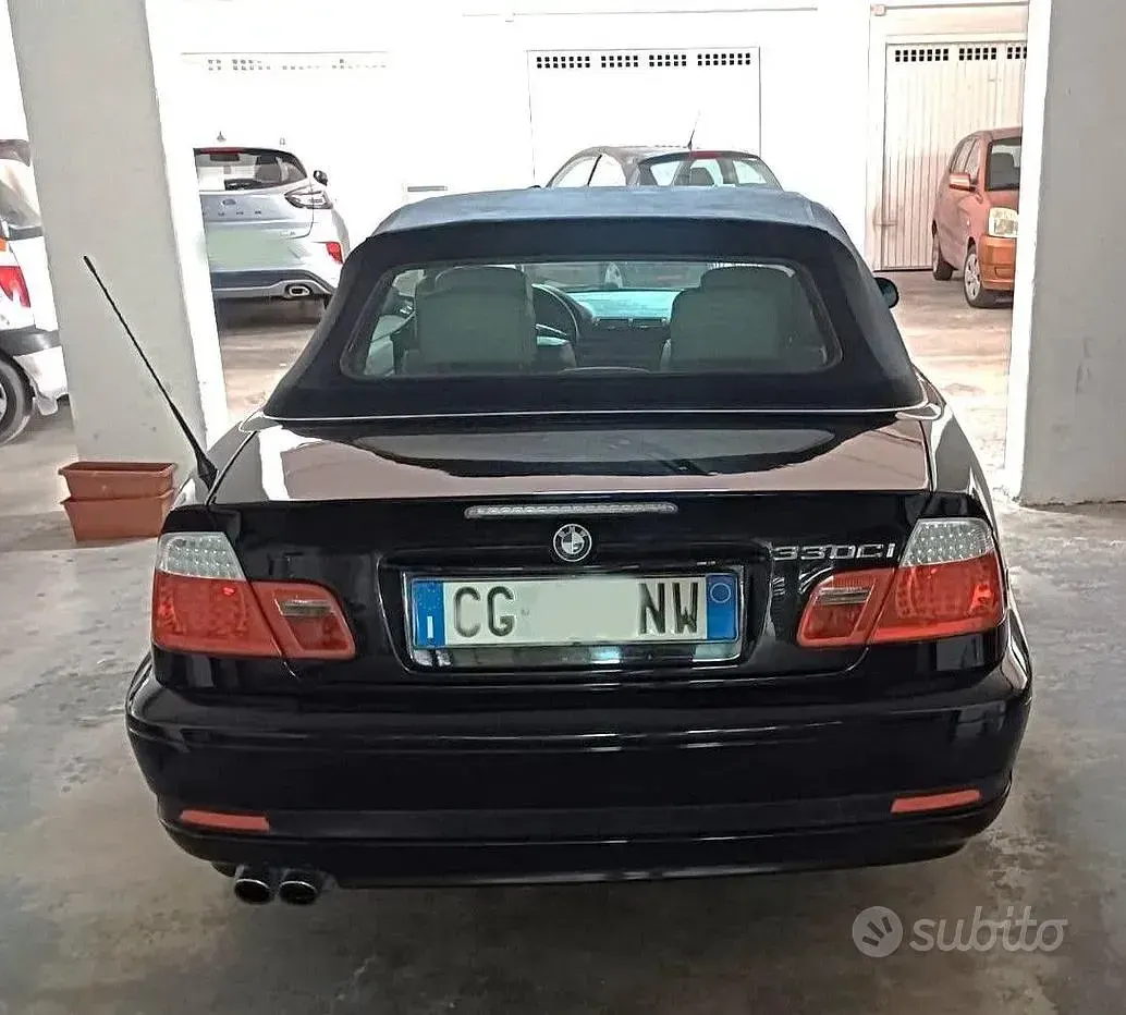 Usata BMW 330 Cabriolet 231 CV (169 kW) 2003 Nero Cabrio