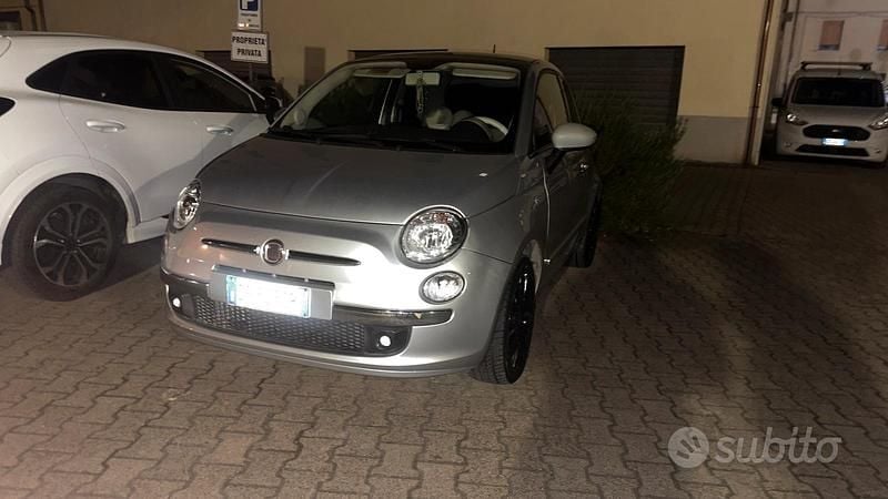 Begagnad Fiat 500C Sport 75 HK (55 kW) 2008 Grå Cab