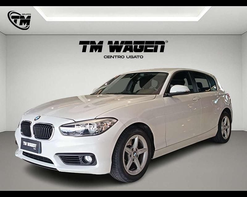 Usata BMW 118 Sport Line 150 CV (110 kW) 2016 Bianco Utilitaria