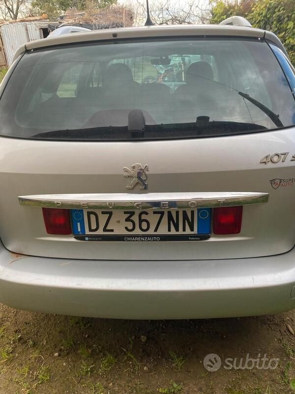 Usata Peugeot 407 109 CV (80 kW) 2010 Grigio Station wagon