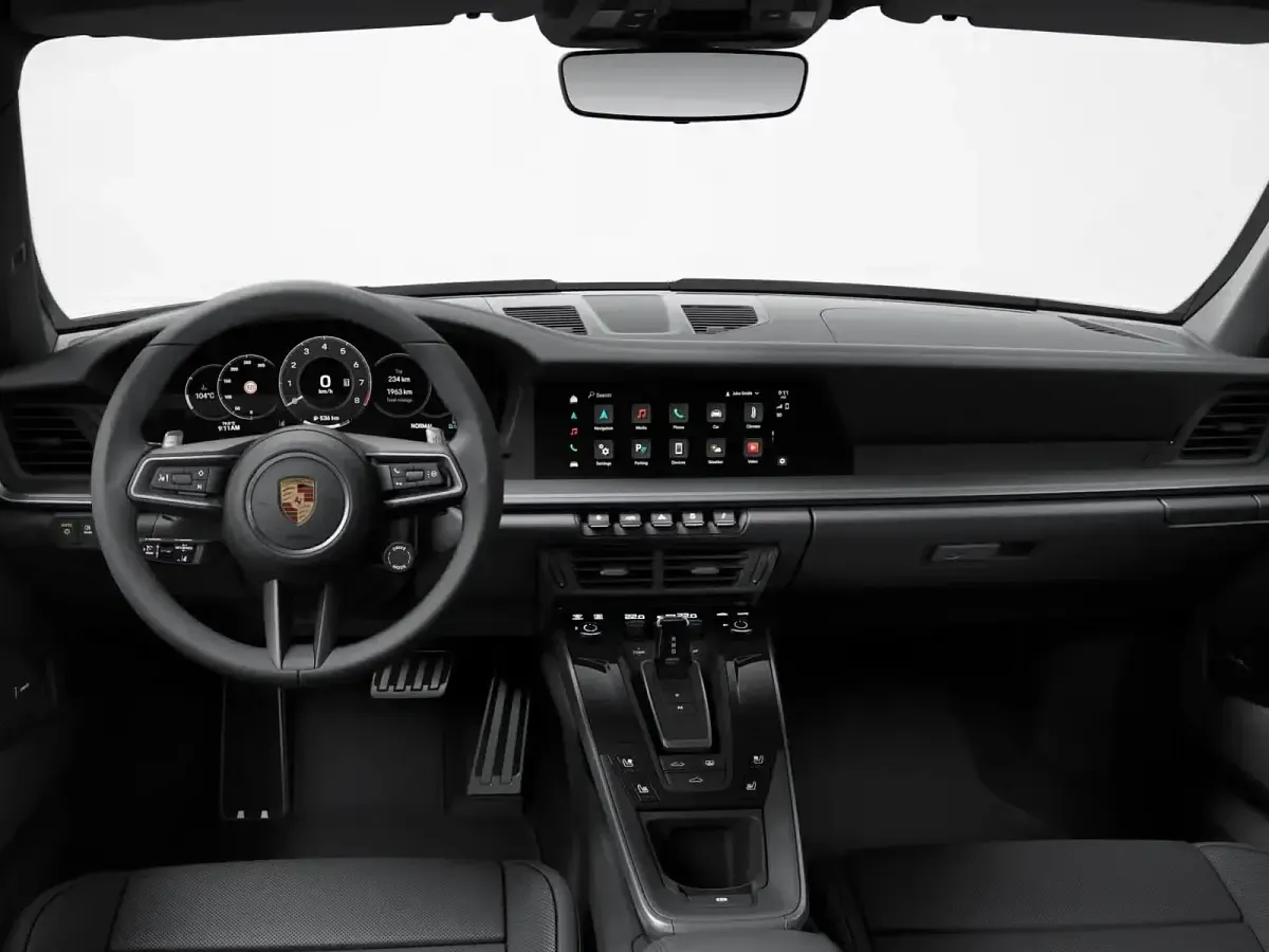 Usata Porsche 911 394 CV (289 kW) 2025 Grigio ardesia neo/capote rossa Cabrio