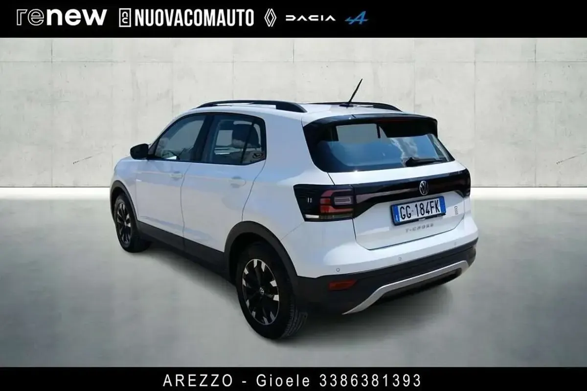 Usata VW T-Cross Style 95 CV (69 kW) 2021 Bianco SUV