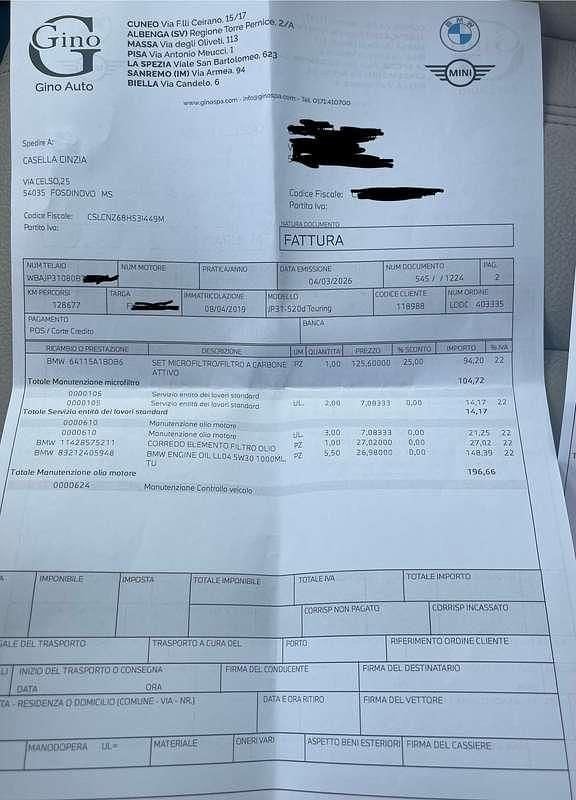 Usata BMW 520 Luxury Line 190 CV (139 kW) 2019 Station wagon