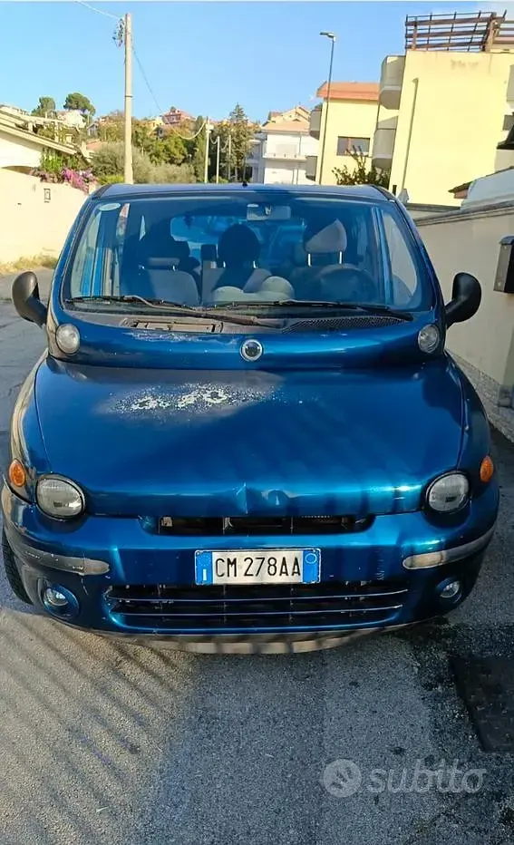 Usata Fiat Multipla 116 CV (85 kW) 2004 Blu Monovolume