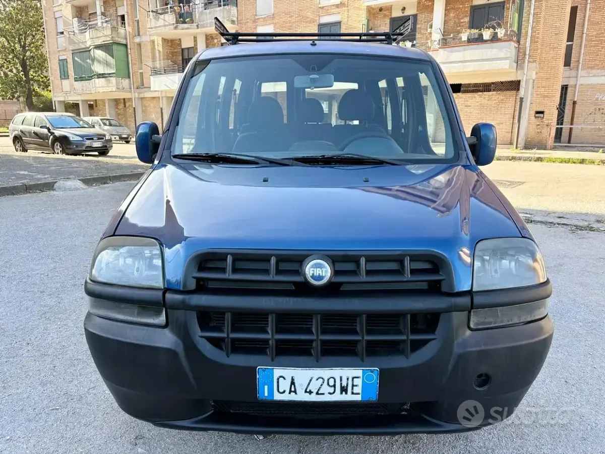 Usata Fiat Doblò 101 CV (74 kW) 2003 Blu Monovolume
