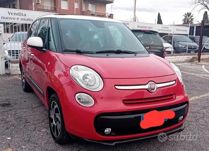 Usata Fiat 500L 85 CV (62 kW) 2016 Rosso Monovolume
