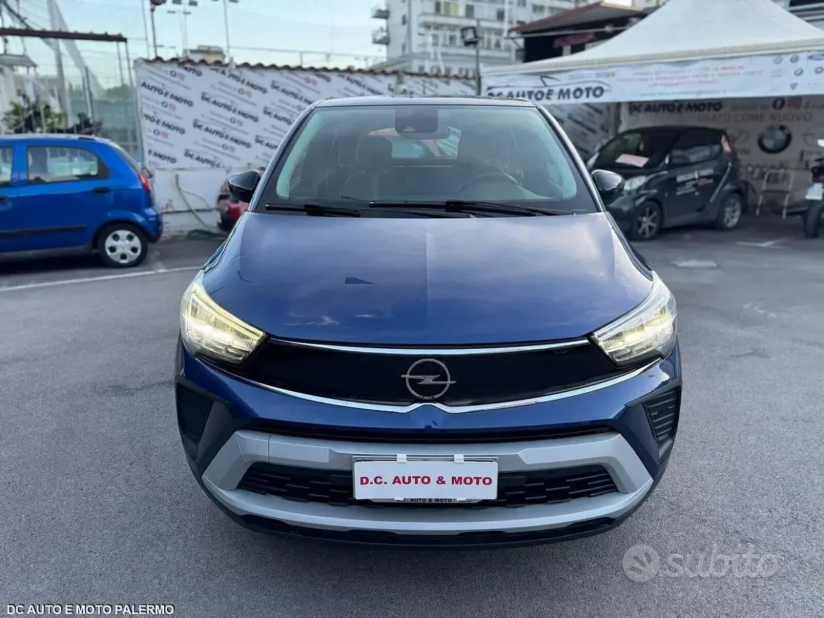 Usata Opel Crossland 110 CV (80 kW) 2021 Blu SUV