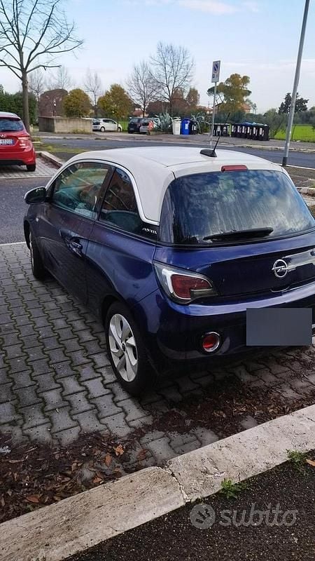 Usata Opel Adam 70 CV (51 kW) 2016 Blu Utilitaria