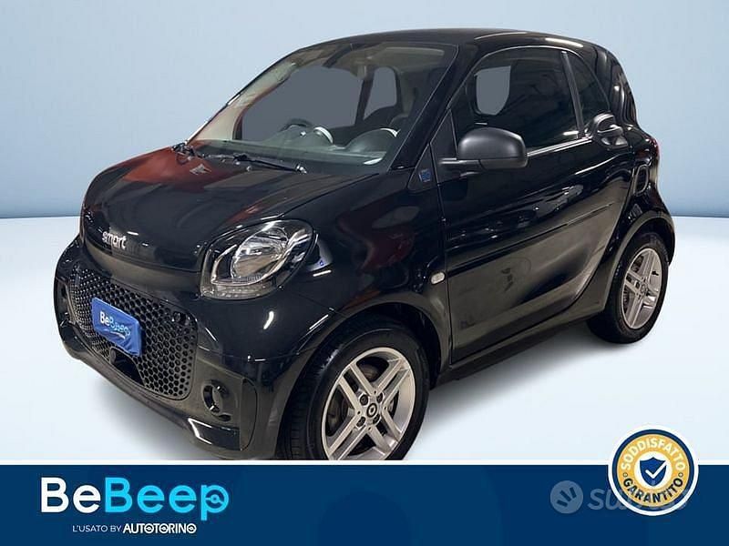 Nero metallizzato Usata 2021 Smart ForTwo Electric Drive Pure Tre volumi | 10.700 € (Ottimo prezzo) - Immagine 1/3