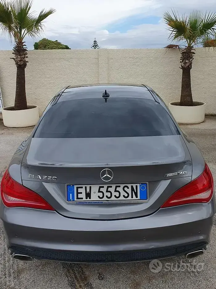 Usata Mercedes CLA220 170 CV (125 kW) 2014 Grigio Coupé
