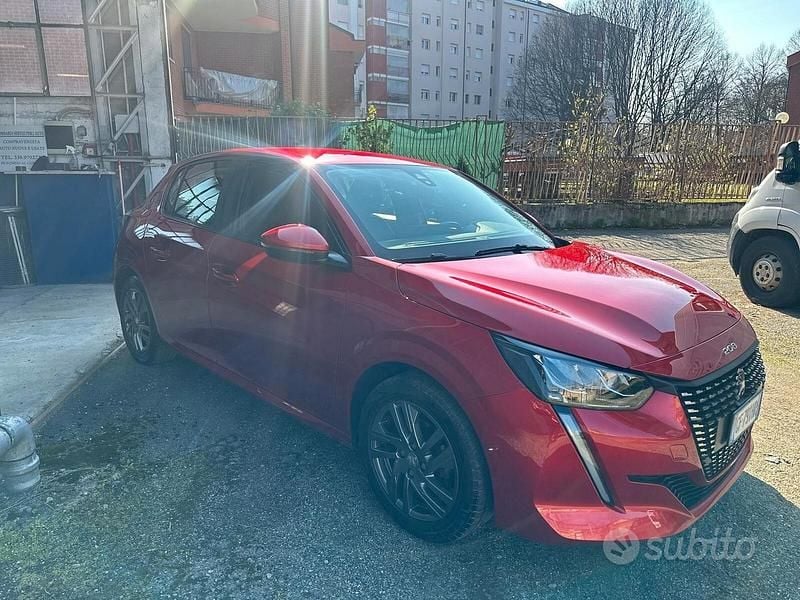 Usata Peugeot 208 Active 75 CV (55 kW) 2021 Rosso Utilitaria