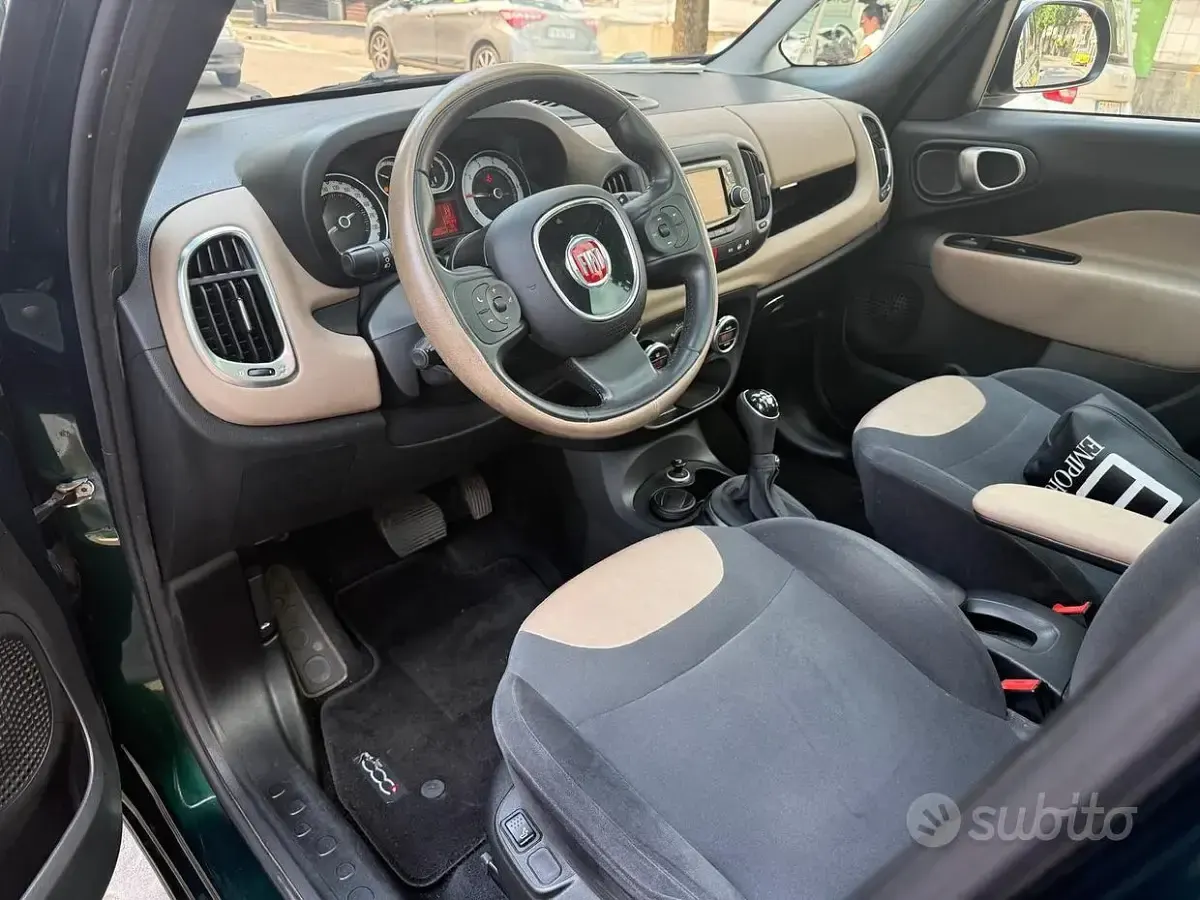 Usata Fiat 500L Lounge 95 CV (69 kW) 2015 Nero Monovolume