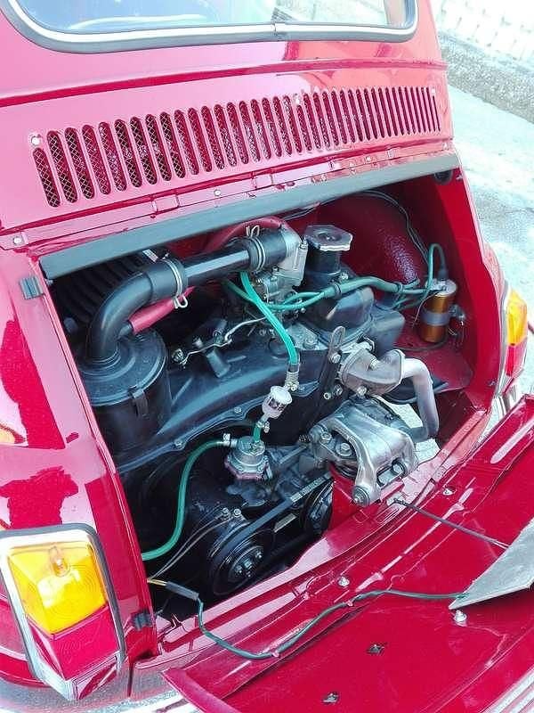 Usata Fiat 500 41 CV (30 kW) 1970 Rosso Utilitaria