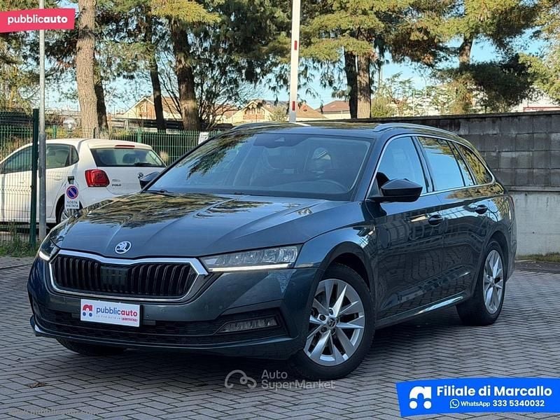 Usata Skoda Octavia G-TEC Style 131 CV (96 kW) 2021 Grigio Station wagon