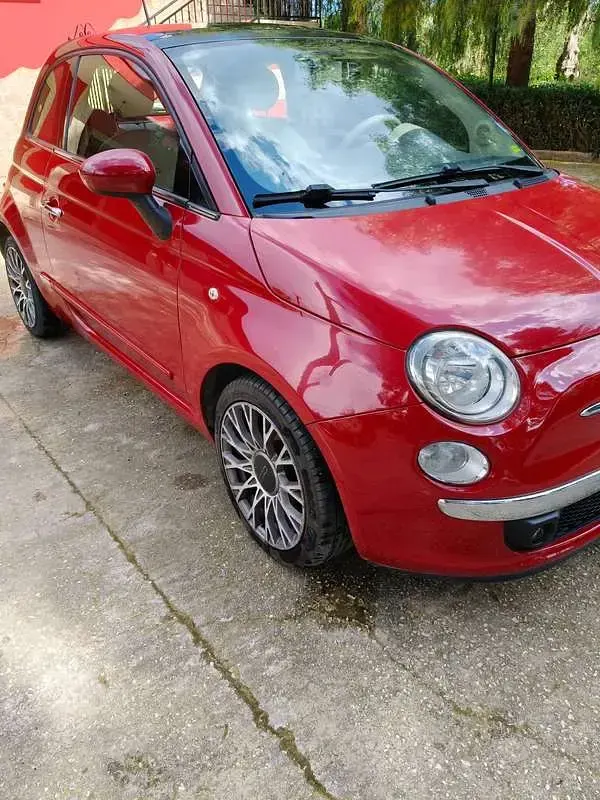 Usata Fiat 500 84 CV (61 kW) 2015 Rosso Utilitaria