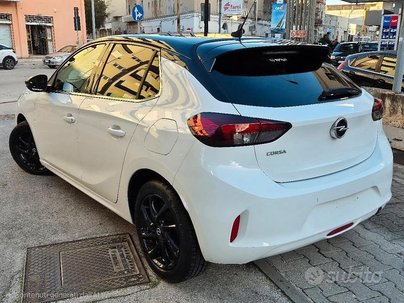 Usata Opel Corsa Elegance 75 CV (55 kW) 2020 Bianco Berlina