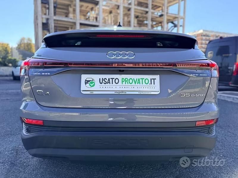 Usata Audi Q4 Sportback e-tron Advanced Plus 125 kW (170 CV) 2022 Grigio SUV