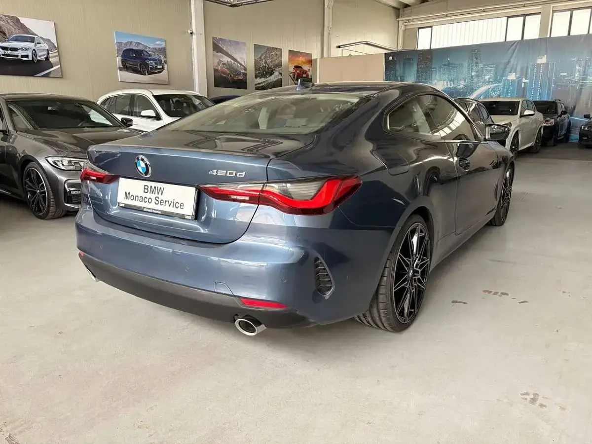 Usata BMW 420 Coupé 190 CV (139 kW) 2022 Arctic race blue metallic Coupé