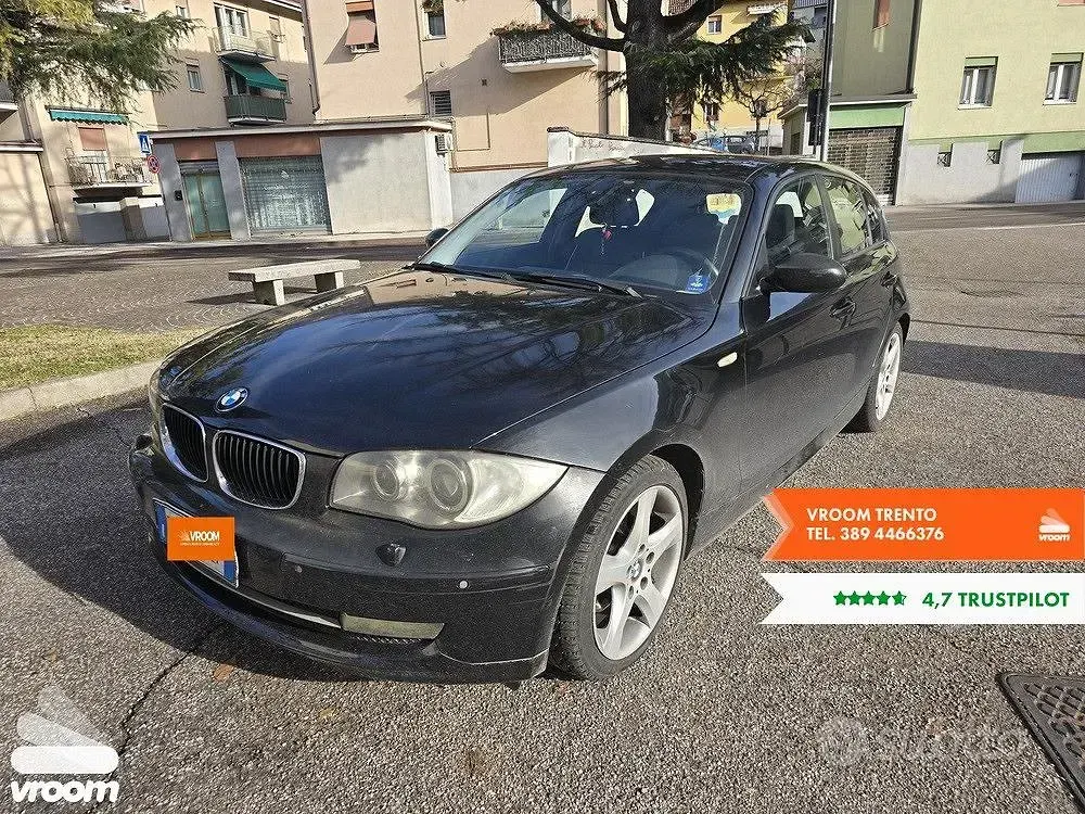 Usata BMW 120 177 CV (130 kW) 2007 Nero Utilitaria