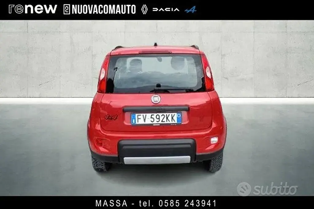 Usata Fiat Panda 4x4 S 86 CV (63 kW) 2019 Rosso dinamico Utilitaria
