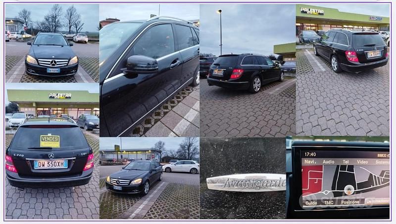 Usata Mercedes C220 170 CV (125 kW) 2009 Nero Station wagon