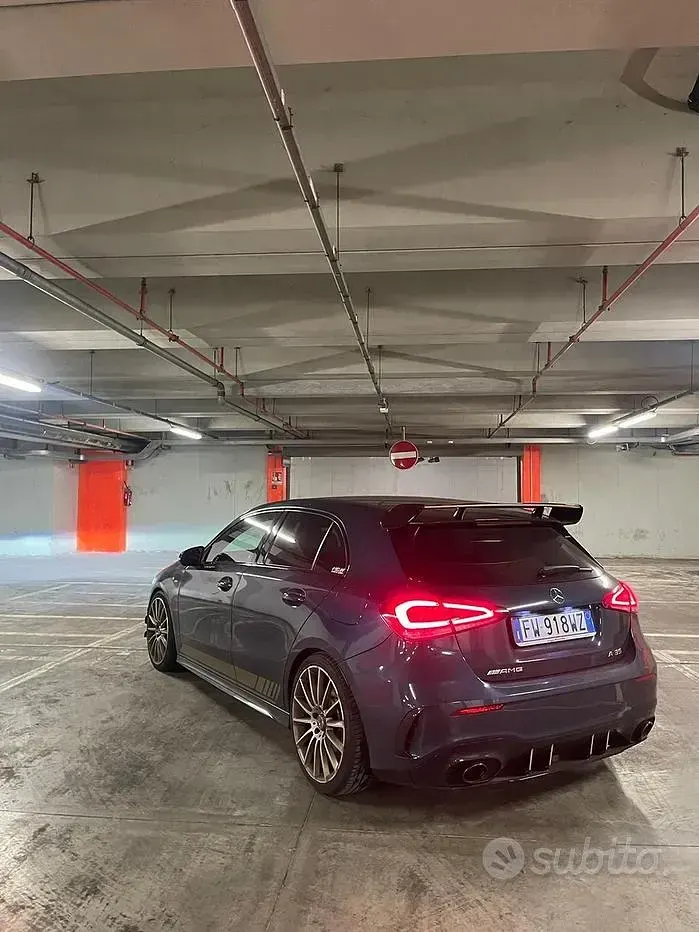 Usata Mercedes A35 AMG 306 CV (225 kW) 2019 Blu Berlina