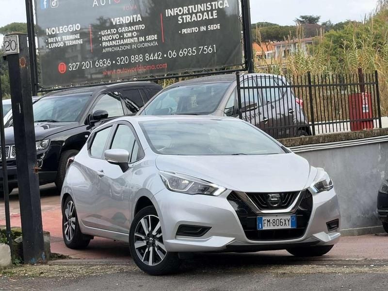 Argento Usata 2018 Nissan Micra N-Connecta Tre volumi | 7890 € (Ottimo prezzo) - Immagine 1/4