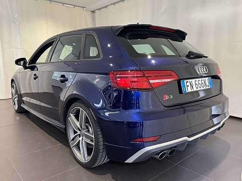 Usata Audi S3 Comfort 310 CV (228 kW) 2018 Blu Berlina