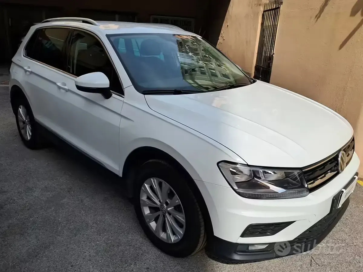 Usata VW Tiguan Business 150 CV (110 kW) 2018 Bianco SUV