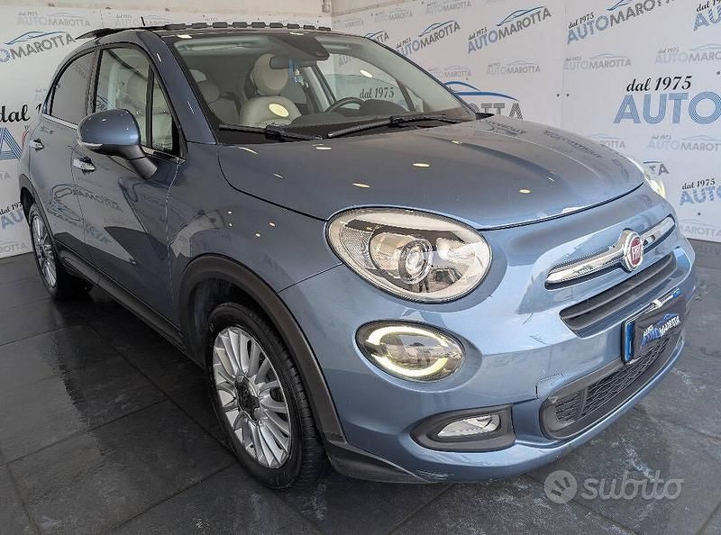 Usata Fiat 500X Lounge 120 CV (88 kW) 2017 Blu/azzurro SUV