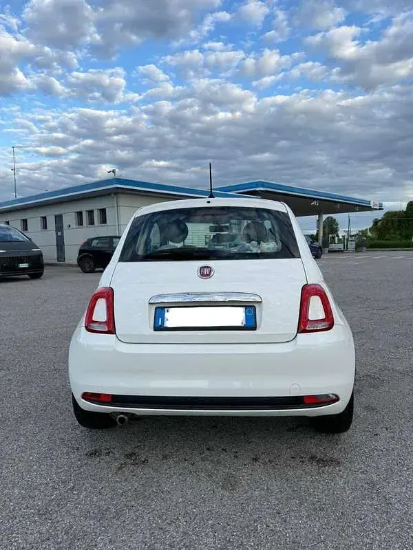 Usata Fiat 500 Lounge 69 CV (50 kW) 2018 Bianco Utilitaria